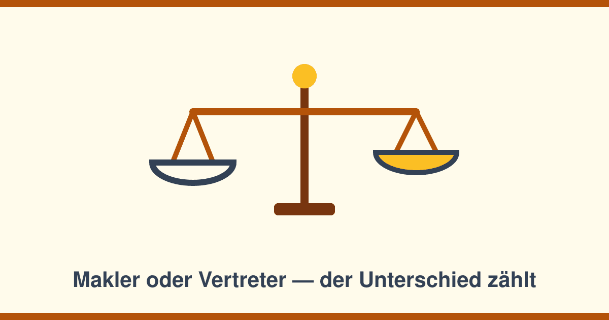 Versicherungsmakler oder Versicherungsvertreter? Der rechtliche Unterschied, der über die Interessenvertretung entscheidet